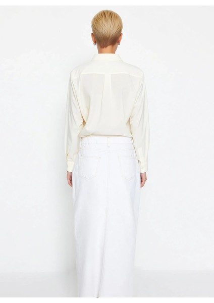 Kadın %100 Pamuk A Line Maxi Etek Fonksiyonel Dayanıklı Kaliteli Konforlu Estetik Premium Şık indirimleri