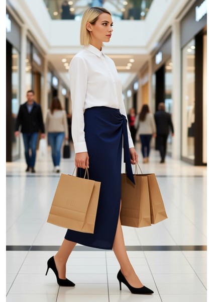 Kadın Düz Maxi Boy Sarong Kalıp Kruvaze Bağlamalı Viskon Dokuma Etek Fonksiyonel Dayanıklı modelleri