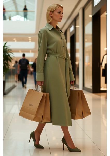 Kadın %100 Keten Midi Etek Bağlamalı Kalem Kalıp Fonksiyonel Dayanıklı Kaliteli Konforlu Şık modelleri