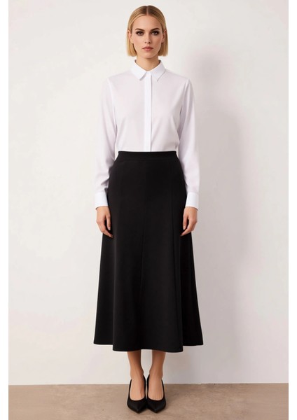 Kadın Yüksek Bel Pileli Midi Örme Etek Fonksiyonel Dayanıklı Kaliteli Konforlu Estetik Şık fırsatları