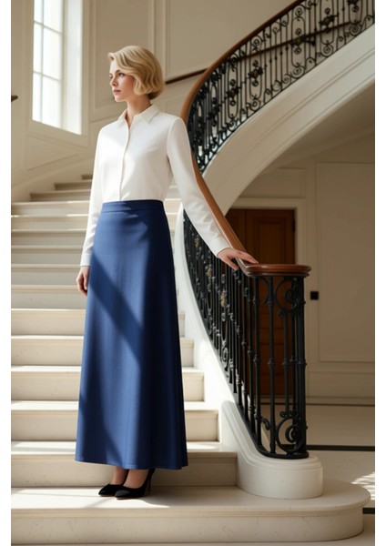 Kadın %100 Pamuk Maxi Etek Düz Kalıp Fonksiyonel Dayanıklı Kaliteli Konforlu Estetik Rahat fiyatları