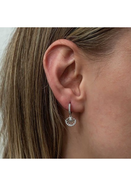 Gümüş Sallantılı Göz Kadın Küpe fiyatları