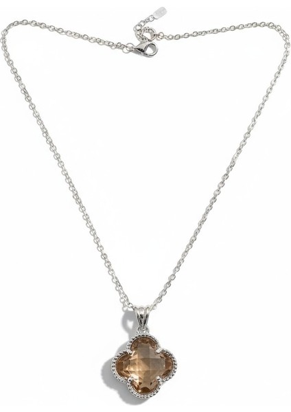 925 Ayar Gümüş Kadın Kolye – Renk Değiştiren Sultanit Taşlı