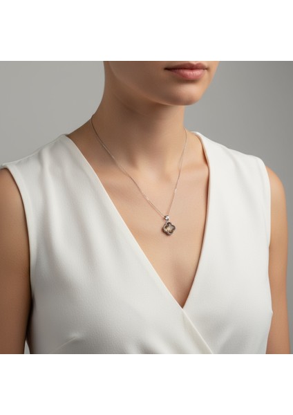 925 Ayar Gümüş Kadın Kolye – Renk Değiştiren Sultanit Taşlı modelleri