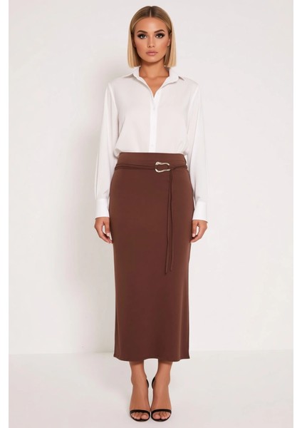 Kadın Maxi Etek Normal Bel A Kesim Düz Desenli Örme Kumaş Fonksiyonel Dayanıklı Kaliteli Şık fırsatları