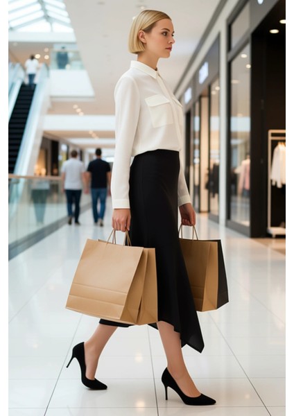 Kadın Asimetrik Kalıp Düşük Bel Maxi Boy Dokuma Etek %100 Viskoz Fonksiyonel Dayanıklı Şık modelleri