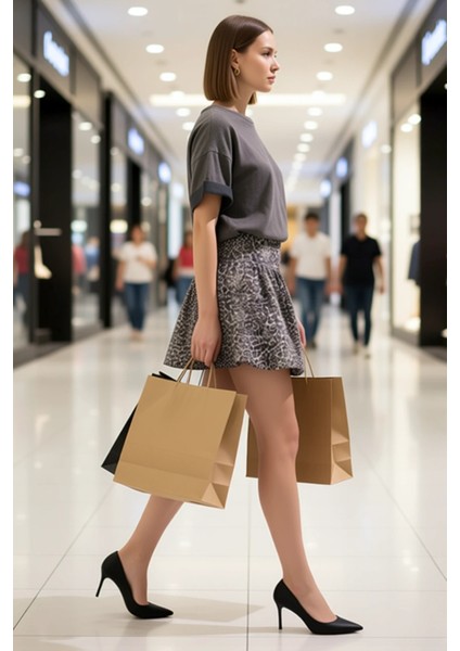 Kadın Mini Etek Balon Kalıp Dokuma Animal Desen Fonksiyonel Dayanıklı Kaliteli Konforlu Şık modelleri