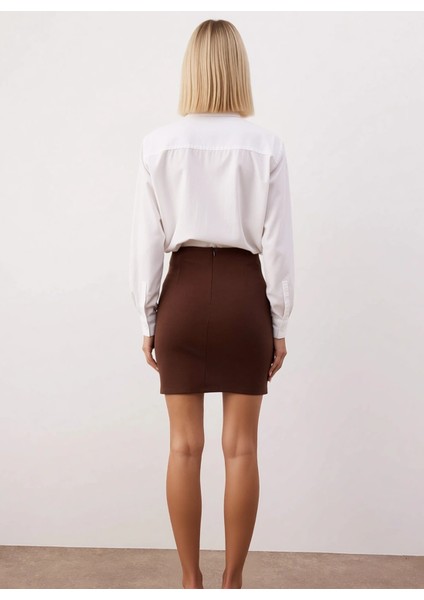 Kadın Kalem Kalıp Mini Etek Normal Bel Interlok Örme Fonksiyonel Dayanıklı Kaliteli Modern indirimleri