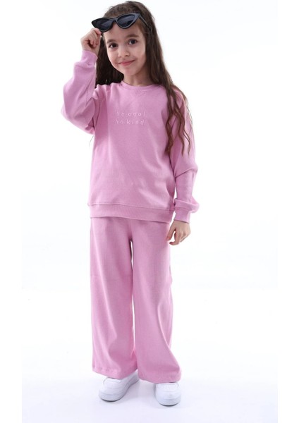 Kız Çocuk Alt Üst Kaşkorse Pamuklu Eşofman Takımı fiyatları