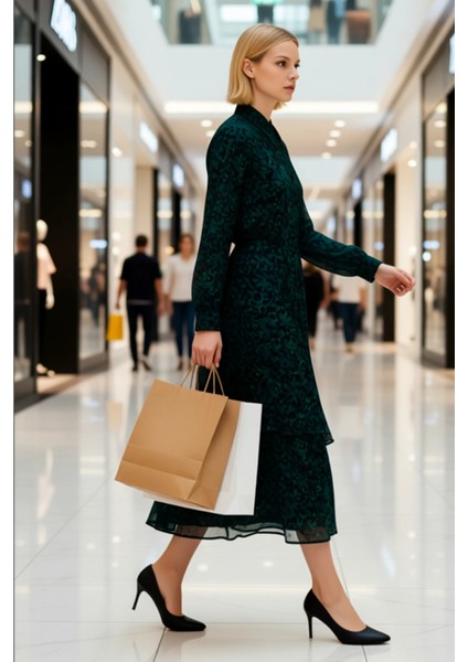 Kadın Maxi Etek Yüksek Bel Hayvan Desenli Şifon Kalıp Fonksiyonel Dayanıklı Kaliteli Rahat modelleri