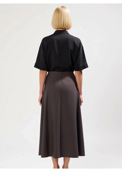 Kadın A Kesim Dokuma Etek Düz Desenli Fonksiyonel Dayanıklı Kaliteli Konforlu Estetik Spor indirimleri