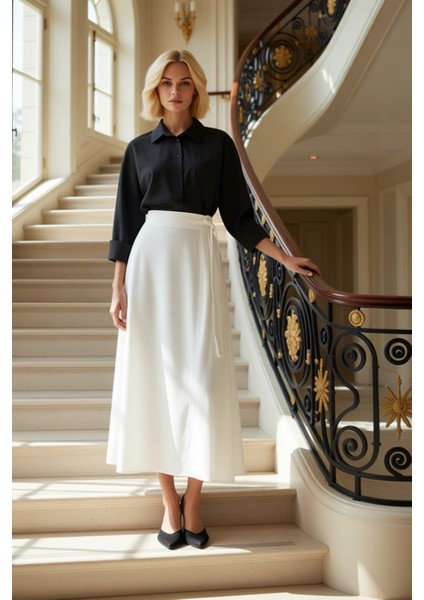 Kadın A Kesim Dokuma Etek Düz Desenli Fonksiyonel Dayanıklı Kaliteli Konforlu Estetik Spor fiyatları