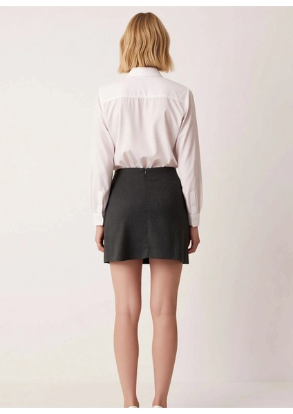 Kadın Anvelop Mini Etek Normal Bel Körüklü Cep Detaylı Fonksiyonel Dayanıklı Kaliteli Spor fırsatları