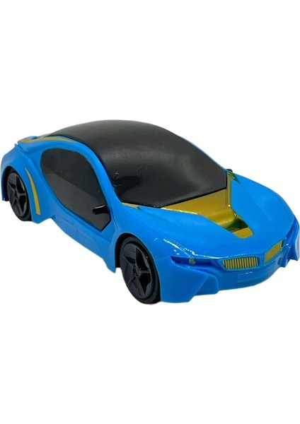 Bmw I8 Model Mavi Işıklı Sesli Oyuncak Araba 17 cm modelleri