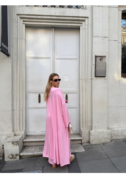 Kadın Viskon 3’lü Takım – Kimono + Beli Lastikli Salaş Pantolon + Kısa Kol (Tshirt) – 8 Renk indirimleri