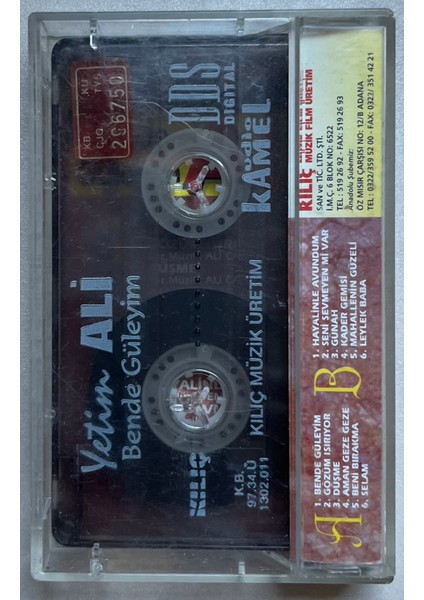 Yetim Ali Bende Güleyim Kaset (Orijinal Dönem Baskı Kaset) fiyatları