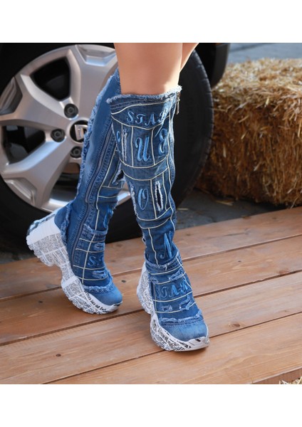 Kot Çizme Yazlık Püskül ve Nakış Detaylıgünlük Kullanıma Uygun J6011 fırsatları