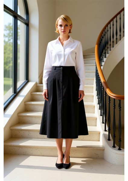 Kadın Maxi Etek Yırtmaçlı Düz Kalıp Paraşüt Kumaş Fonksiyonel Dayanıklı Kaliteli Konforlu Şık fiyatları