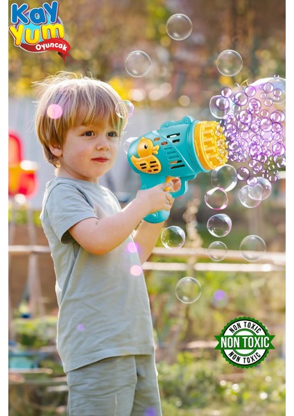 Pilli Köpük Atan Tabanca Duck Çok Delikli Oyuncağı 23 Delikli Bubble fiyatları