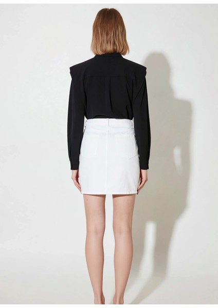 Kadın Yüksek Bel Mini Etek %100 Pamuk Fonksiyonel Dayanıklı Kaliteli Konforlu Estetik Spor indirimleri