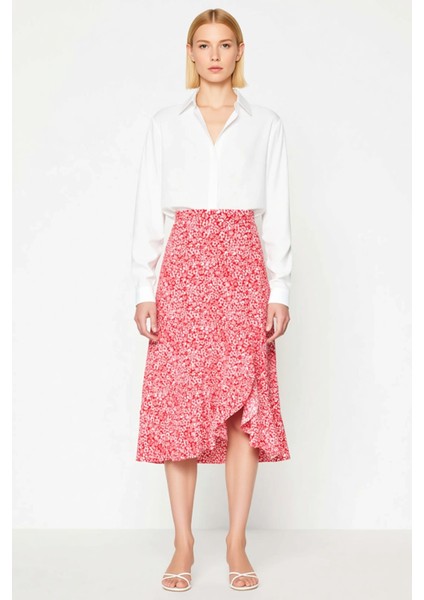 Kadın Yüksek Bel Midi Örme Etek Hayvan Desenli Fonksiyonel Dayanıklı Kaliteli Konforlu Şık fırsatları