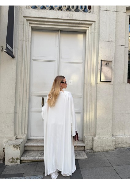 Kadın Viskon 3’lü Takım – Kimono + Beli Lastikli Salaş Pantolon + Crop – 8 Renk