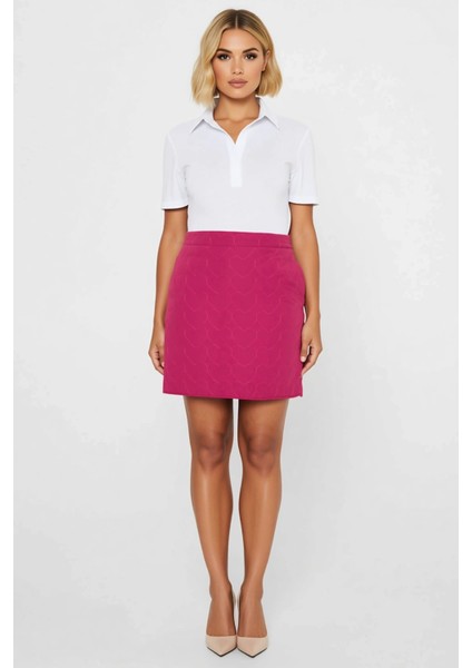 Kadın Mini Etek Kapitone Kalp Dokuma %54 Pamuk %46 Polyester Fonksiyonel Dayanıklı Estetik fırsatları