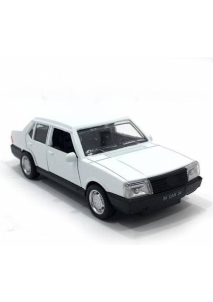 Beyaz Tofaş Doğan Şahin Metal Çek Bırak Oyuncak Araba