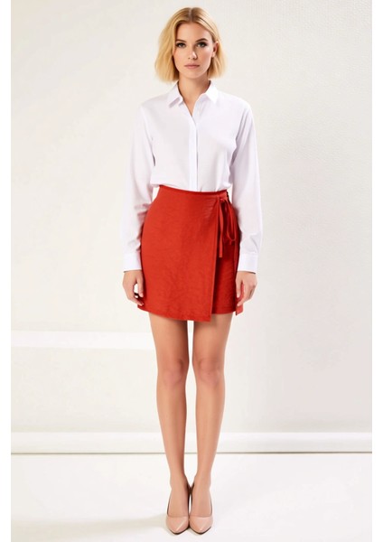 Kadın Mini Sarong Etek Ağaç Kabuğu Dokuma Düz Desen Fonksiyonel Dayanıklı Kaliteli Estetik fırsatları