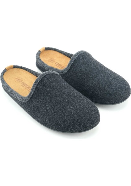 Erkek Kışlık Iç Taban Çıkarılabilir Fusbetli Hakiki Deri Pvc Alt Taban Keçe Ev Bahçe Terlik modelleri