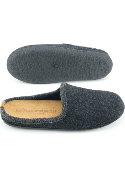 Erkek Kışlık Iç Taban Çıkarılabilir Fusbetli Hakiki Deri Pvc Alt Taban Keçe Ev Bahçe Terlik indirimleri