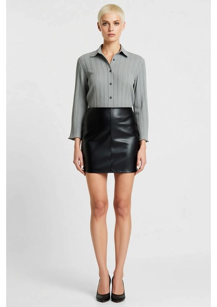 Kadın A Kesim Mini Etek Normal Bel Fermuar Detaylı Fonksiyonel Dayanıklı Kaliteli Konforlu fırsatları