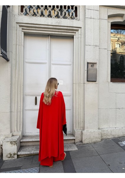 Kadın Viskon 3’lü Takım – Kimono + Beli Lastikli Salaş Pantolon + Crop – 8 Renk fiyatları