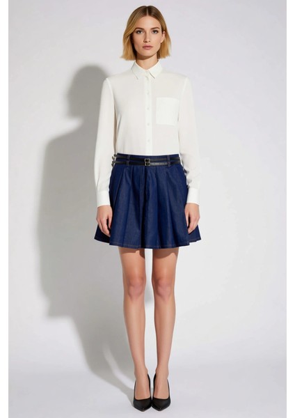 Kadın %100 Pamuk Pileli Mini Etek Fonksiyonel Dayanıklı Kaliteli Konforlu Estetik Premium Şık fırsatları