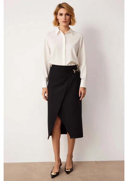 Kadın Düz Midi Sarong Kalıp Dokuma Etek Aksesuar Detaylı Fonksiyonel Dayanıklı Kaliteli Şık fırsatları