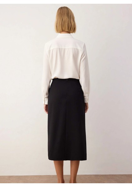 Kadın Düz Midi Sarong Kalıp Dokuma Etek Aksesuar Detaylı Fonksiyonel Dayanıklı Kaliteli Şık indirimleri