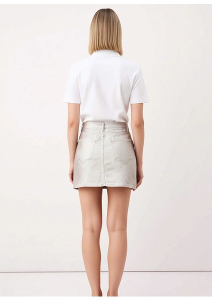 Kadın A Line Kalıp Mini Etek %100 Pamuk Fonksiyonel Dayanıklı Kaliteli Konforlu Estetik Şık indirimleri