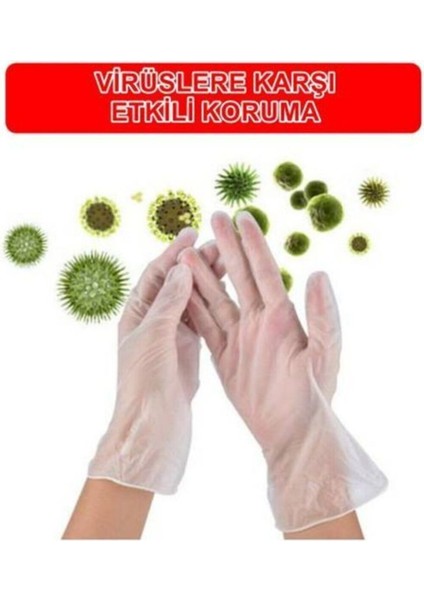 Şeffaf Eldiven Poşet Eldiven Elpo 500 Adet 250 Çift Hijyenik Çok Amaçlı indirimleri