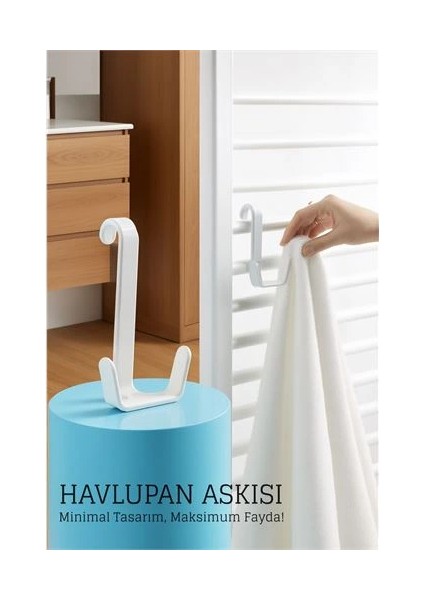 Bfs Havlupan Askısı - Pratik Radyatör Üstü Askı Çift Kancalı Tasarım