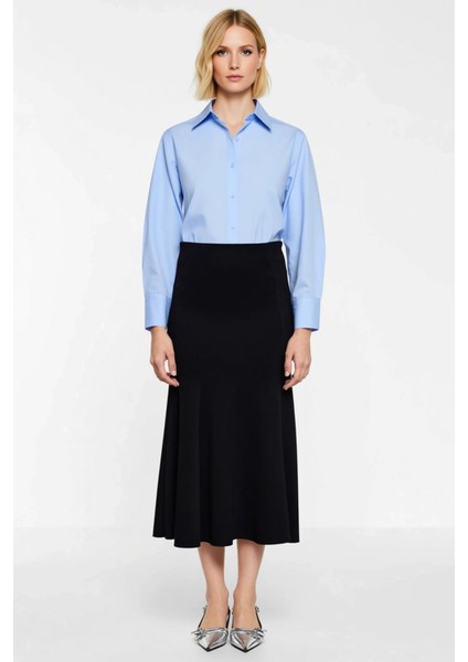 Kadın A Line Midi Örme Etek Normal Bel Fonksiyonel Dayanıklı Kaliteli Konforlu Estetik Şık fırsatları