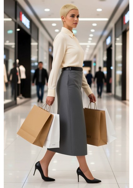 Kadın Düz Maxi Dokuma Etek Yırtmaç Detaylı Fonksiyonel Dayanıklı Kaliteli Konforlu Estetik modelleri