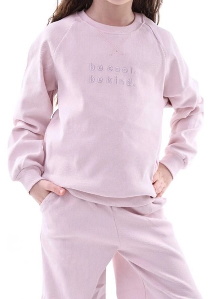 Kız Çocuk Alt Üst Kaşkorse Pamuklu Eşofman Takımı modelleri