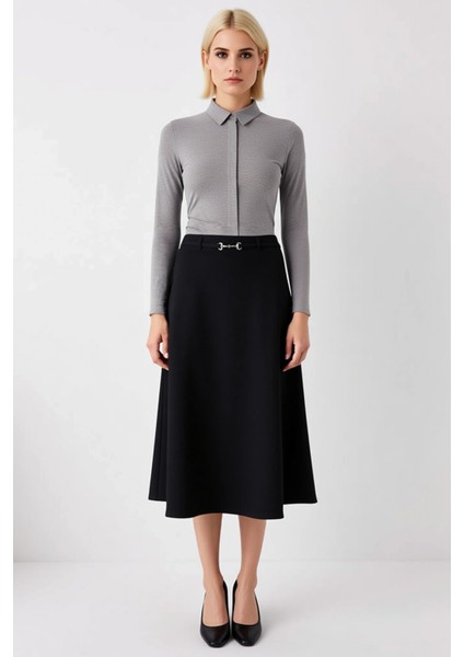 Kadın Düz Kalıp %100 Pamuk Maxi Denim Etek Fonksiyonel Dayanıklı Kaliteli Konforlu Estetik fırsatları