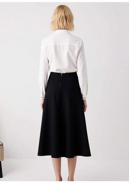 Kadın Düz Kalıp %100 Pamuk Maxi Denim Etek Fonksiyonel Dayanıklı Kaliteli Konforlu Estetik indirimleri