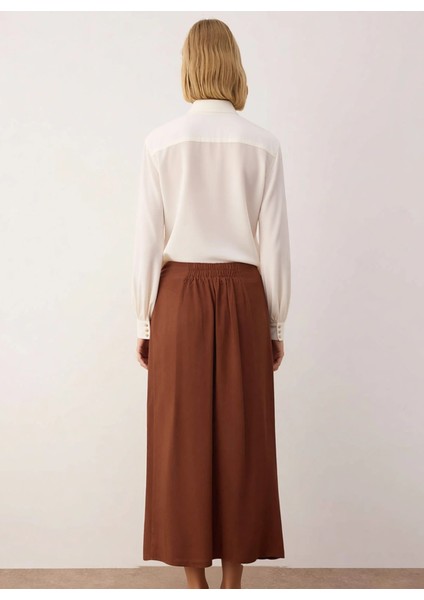 Kadın Düz Maxi Boy Sarong Kalıp Kruvaze Bağlamalı Viskon Dokuma Etek Fonksiyonel Dayanıklı indirimleri