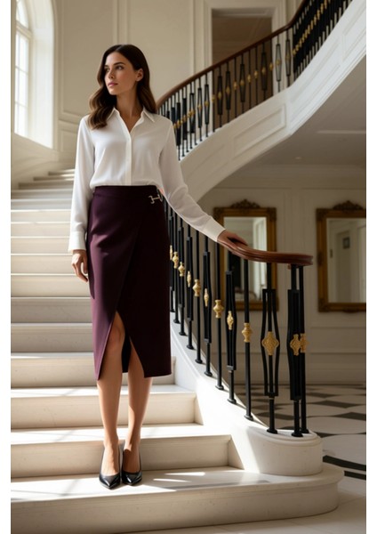 Kadın Düz Midi Sarong Kalıp Dokuma Etek Aksesuar Detaylı Fonksiyonel Dayanıklı Kaliteli Şık fiyatları