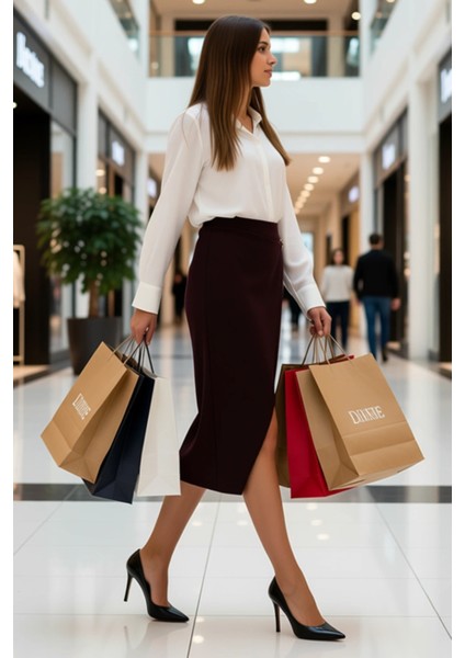 Kadın Düz Midi Sarong Kalıp Dokuma Etek Aksesuar Detaylı Fonksiyonel Dayanıklı Kaliteli Şık modelleri