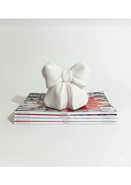 El Yapımı Beyaz Taş Tozu Fii Vazo