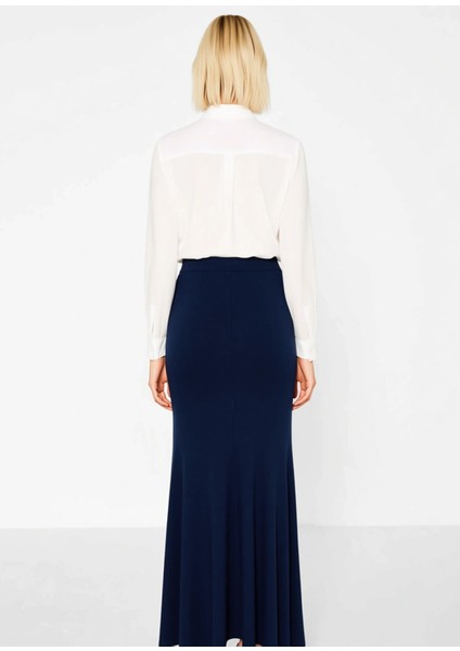 Kadın Maxi Etek Vücuda Oturan Kalıp Sandy Dokuma %96 Polyester %4 Elastan Fonksiyonel Spor indirimleri