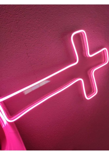 Haç Neon LED Dekoratif Aydınlatma modelleri